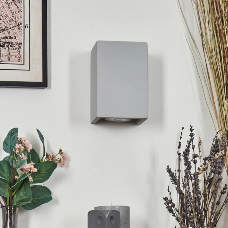 Rurup Luminaire Up & Down, Applique murale Gris, Argenté, 2 lumières