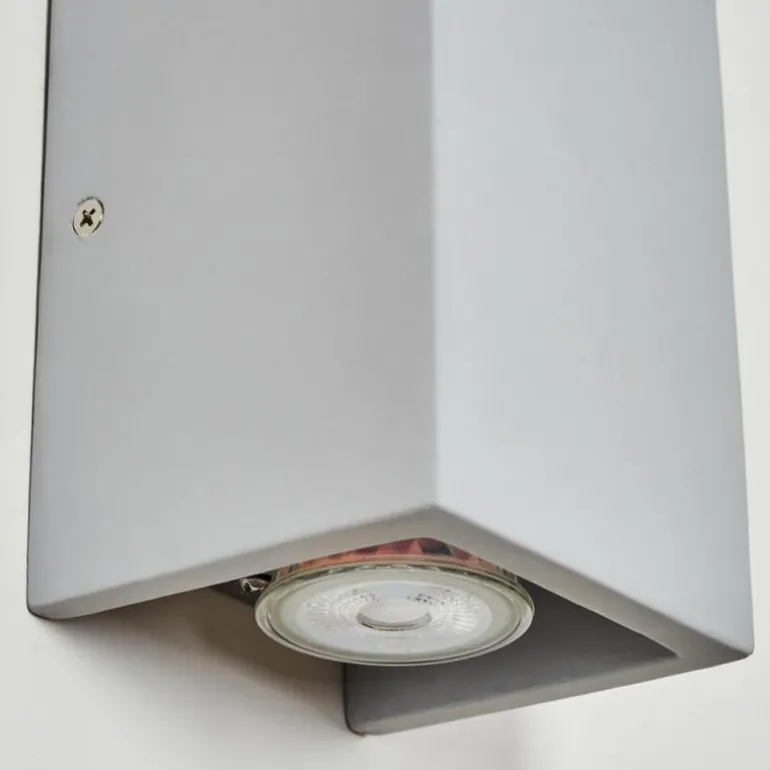 Rurup Luminaire Up & Down, Applique murale Gris, Argenté, 2 lumières