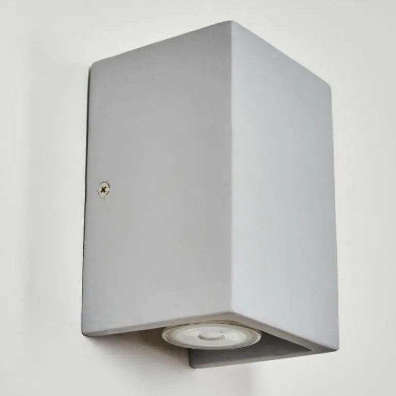 Rurup Luminaire Up & Down, Applique murale Gris, Argenté, 2 lumières