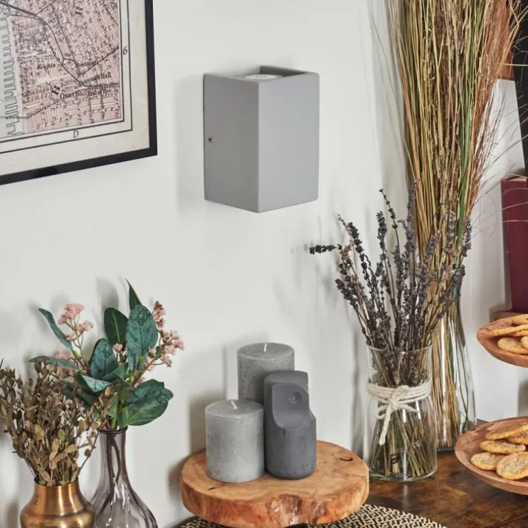 Rurup Luminaire Up & Down, Applique murale Gris, Argenté, 2 lumières