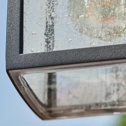 Réverbère Trosa Noir, 3 lumières