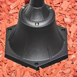 Réverbère Trosa Noir, 3 lumières