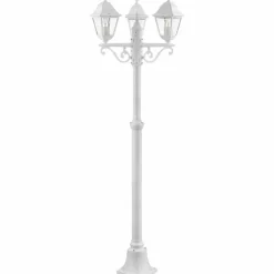 Réverbère Brilliant Nissie Blanc, 3 lumières