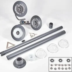 Réverbère Elima Anthracite, 3 lumières