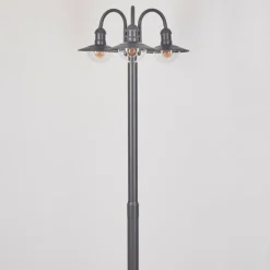 Réverbère Elima Anthracite, 3 lumières