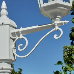 Réverbère Hongkong Blanc, 2 lumières