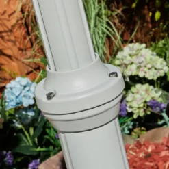 Réverbère Hongkong Blanc, 2 lumières