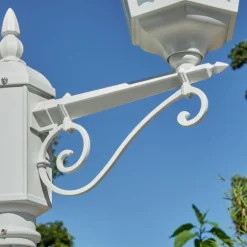 Réverbère Hongkong Blanc, 2 lumières