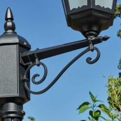 Réverbère Hongkong Noir, 2 lumières