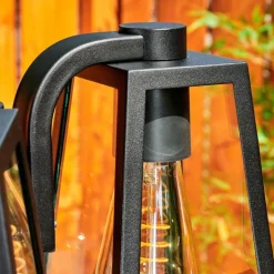 Réverbère Juanico Noir, 3 lumières