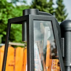 Réverbère Juanico Noir, 3 lumières