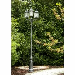 Réverbère Konstsmide Noir, Argenté, 3 lumières