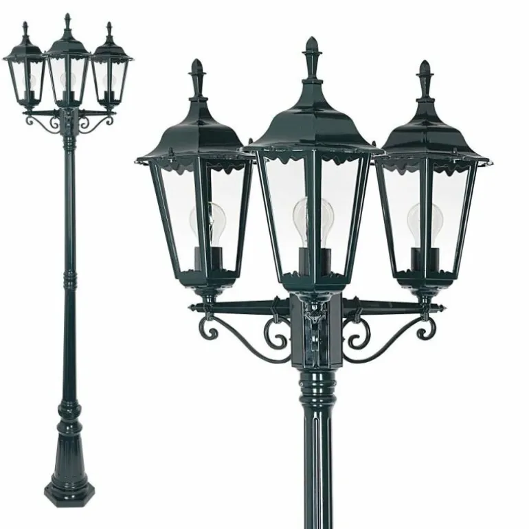 Réverbère KS Verlichting Ancona Vert, 1 lumière