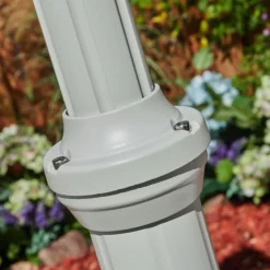 Réverbère Naofe Blanc, 3 lumières