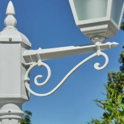 Réverbère Naofe Blanc, 2 lumières