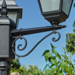 Réverbère Naofe Noir, 3 lumières