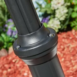 Réverbère Naofe Noir, 3 lumières