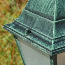 Réverbère Naofe Vert, Noir, 3 lumières