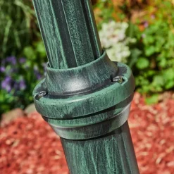 Réverbère Naofe Vert, Noir, 3 lumières