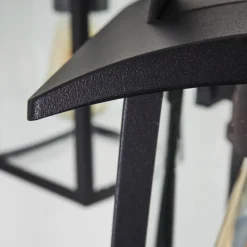 Réverbère Trosa Noir, 3 lumières