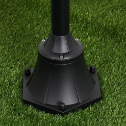 Réverbère Trosa Noir, 3 lumières