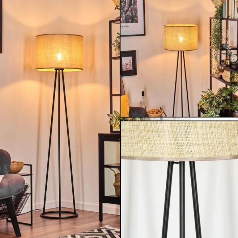 Sabadim Lampadaire beige, 1 lumière