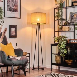 Sabadim Lampadaire beige, 1 lumière