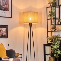 Sabadim Lampadaire beige, 1 lumière
