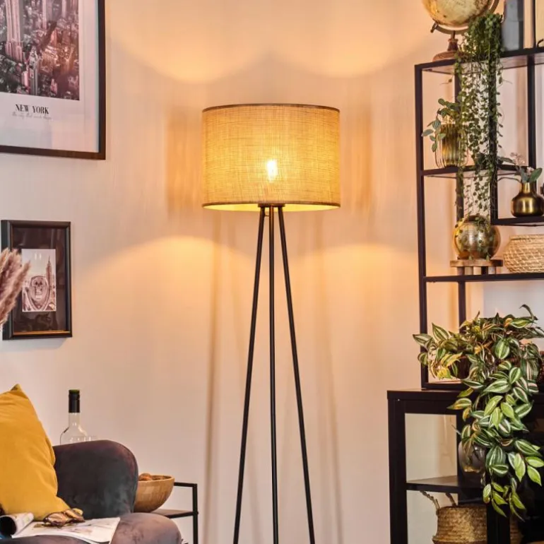 Sabadim Lampadaire beige, 1 lumière