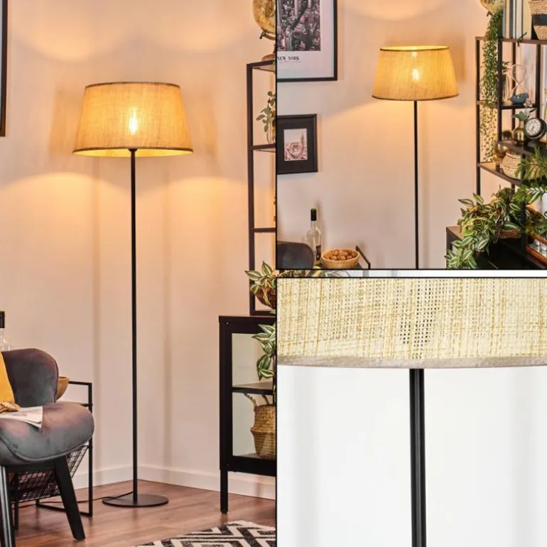 Sabadim Lampadaire beige, Écru, 1 lumière