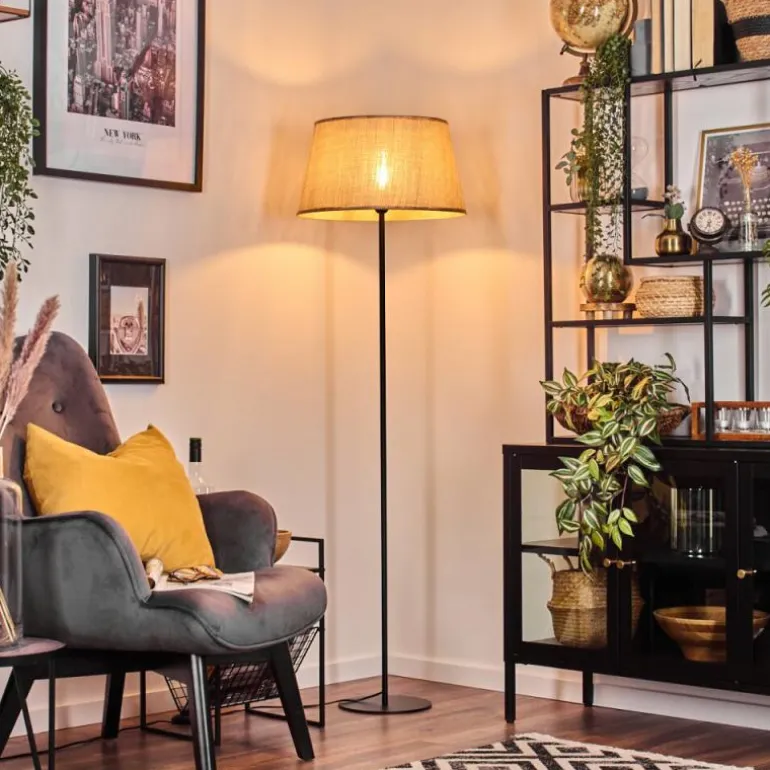 Sabadim Lampadaire beige, Écru, 1 lumière