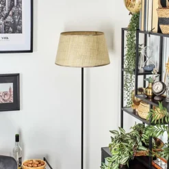 Sabadim Lampadaire beige, Écru, 1 lumière