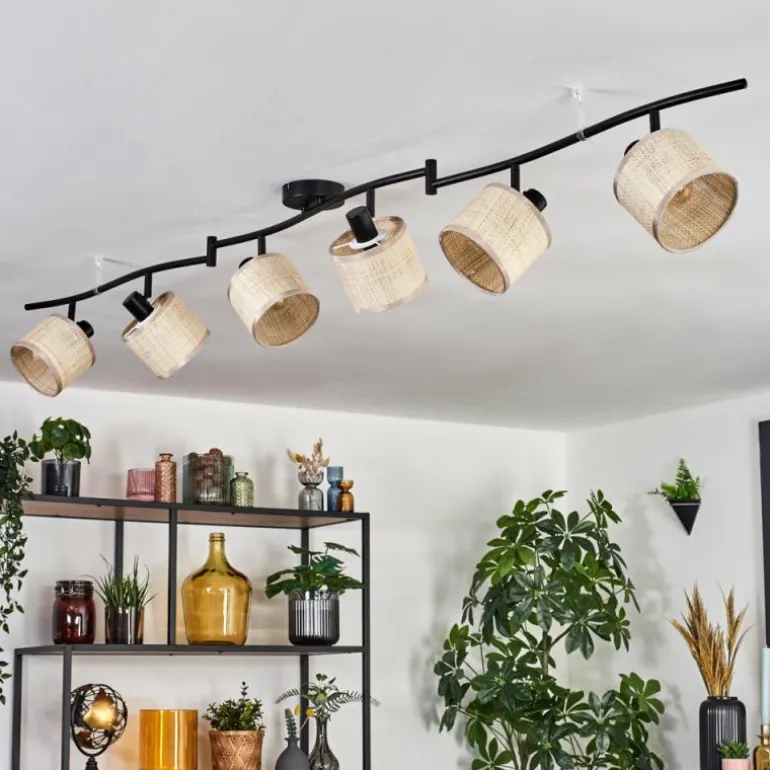 Sabadim Plafonnier beige, Écru, 6 lumières