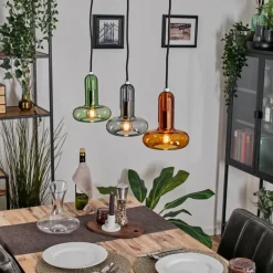 Salavisa Suspension Noir, 3 lumières