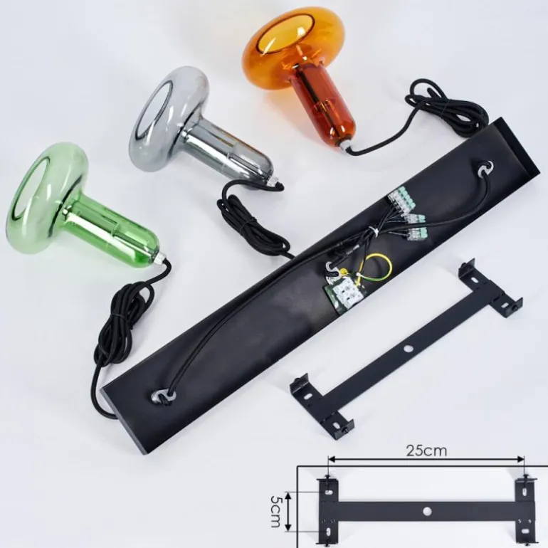 Salavisa Suspension Noir, 3 lumières