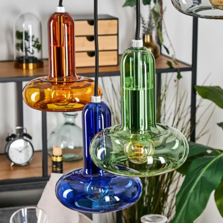 Salavisa Suspension Noir, 6 lumières