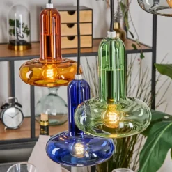 Salavisa Suspension Noir, 6 lumières