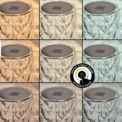 Salberget Lampe à poser LED Scintillant, Transparent, 1 lumière