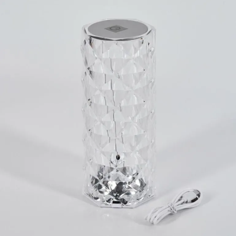 Salberget Lampe à poser LED Scintillant, Transparent, 1 lumière