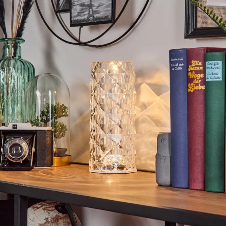 Salberget Lampe à poser LED Scintillant, Transparent, 1 lumière