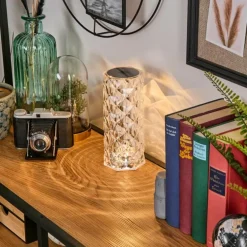 Salberget Lampe à poser LED Scintillant, Transparent, 1 lumière