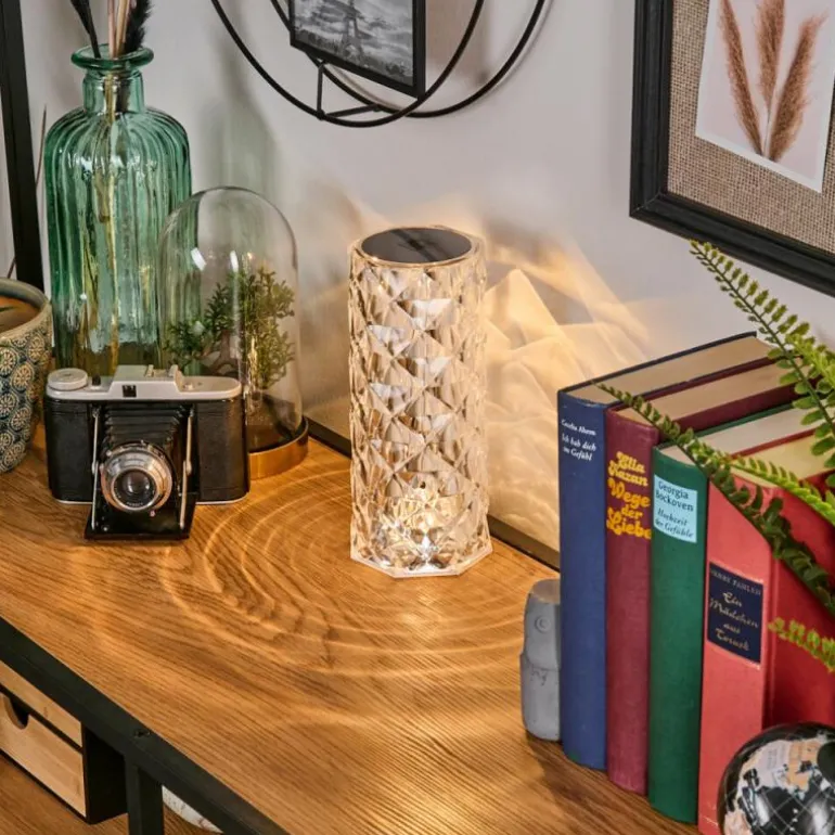 Salberget Lampe à poser LED Scintillant, Transparent, 1 lumière