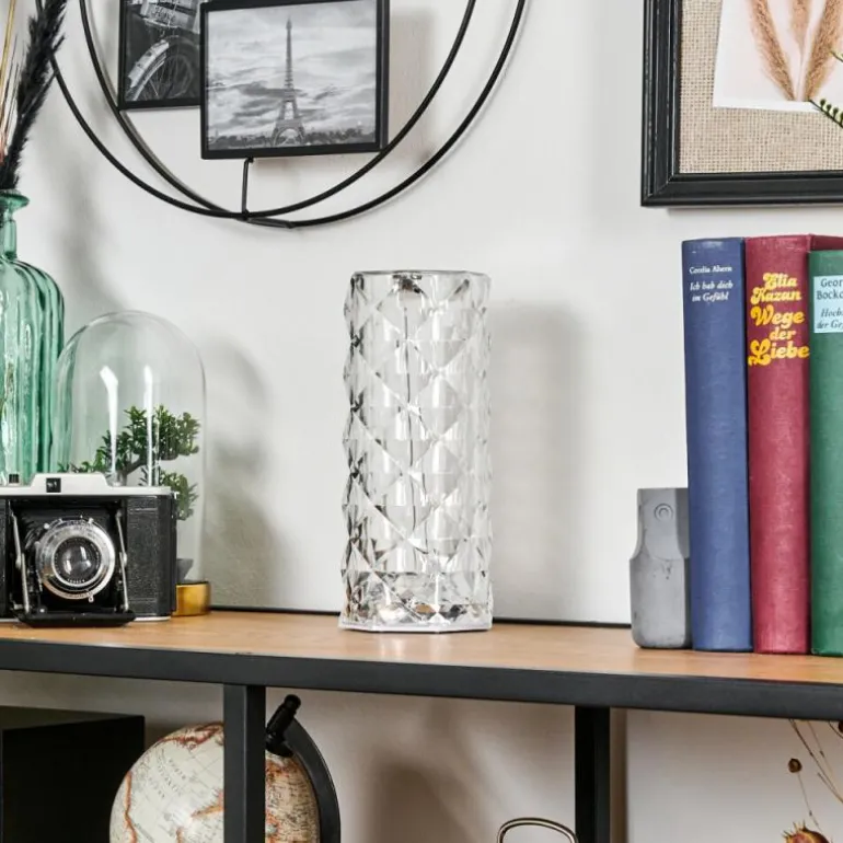 Salberget Lampe à poser LED Scintillant, Transparent, 1 lumière