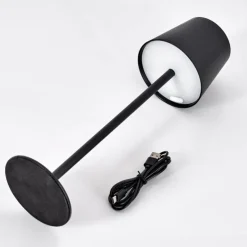 Salgadinho Lampe à poser LED Noir, 1 lumière