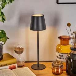 Salgadinho Lampe à poser LED Noir, 1 lumière