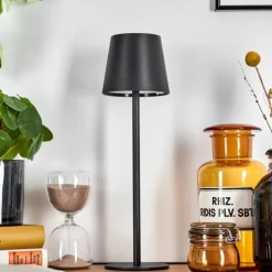 Salgadinho Lampe à poser LED Noir, 1 lumière