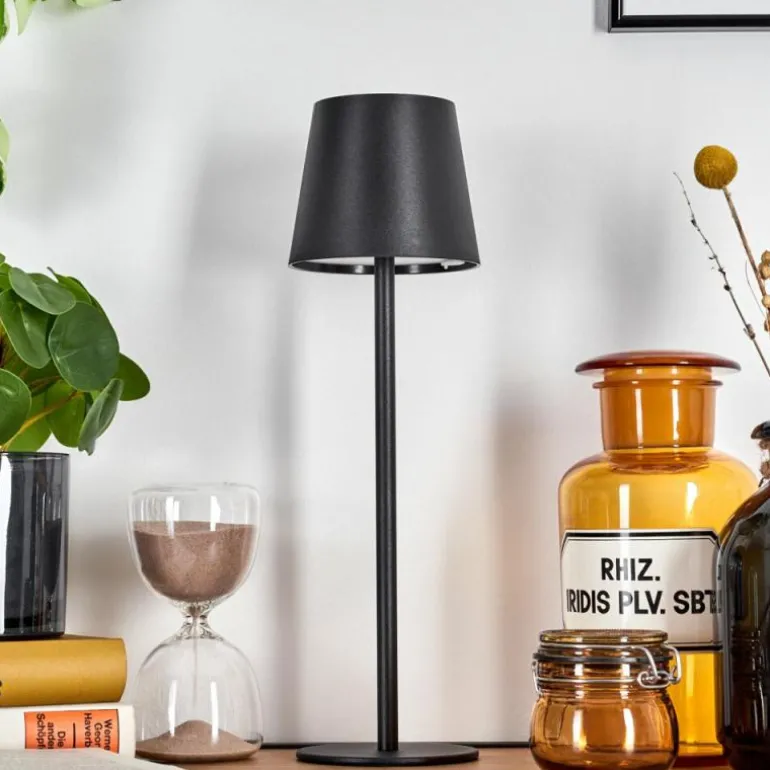 Salgadinho Lampe à poser LED Noir, 1 lumière