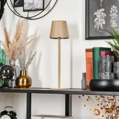 Salgadinho Lampe à poser LED Beige, 1 lumière