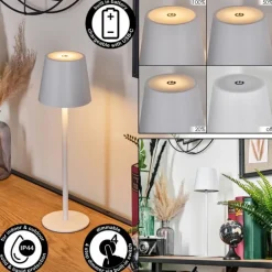 Salgadinho Lampe à poser LED Blanc, 1 lumière