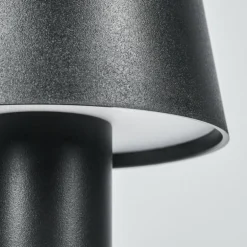 Salgadinho Lampe de table d'extérieur, Lampe à poser LED Noir, 1 lumière